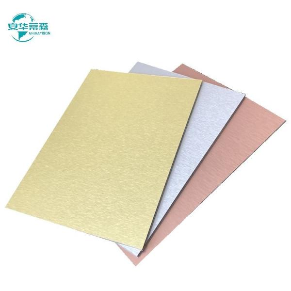 Quality 5mm B1 Brushed ACP Fireproof External Cladding For Exterior Wall Cladding for sale