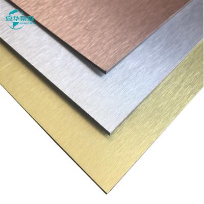 China Aluminum Composite Brushed ACP Corrosion Resistant Glossy Acp Sheets 2440mm for sale
