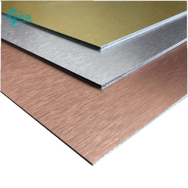 Quality ISO14001 Brushed Aluminium Composite Aluminium Composite Material Acm Panels for sale
