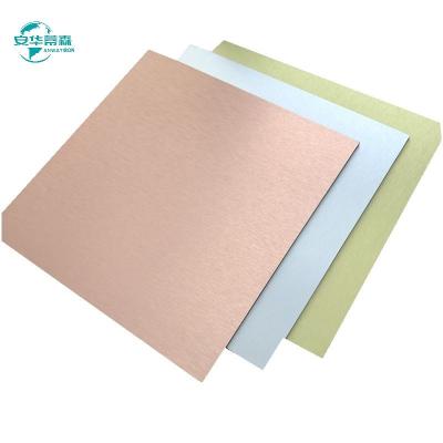 China Building Materials Brushed ACP Exterior Sheet Cladding Anti Rust for sale