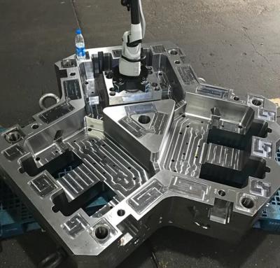 China Precision Dimension Injection Mold Base Rotable 3 Shots For Automotive Lens for sale