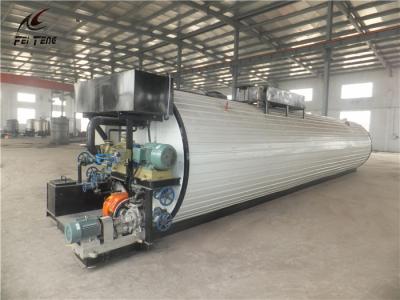 China Dia 2.25m × Length 12m Bitumen Tank , Hot Oil Storage Tank For Asphalt Mixing Plant for sale
