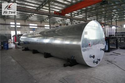 China Galvanized Bitumen Container , Transverse Legs Asphalt Storage Tank / Silo for sale