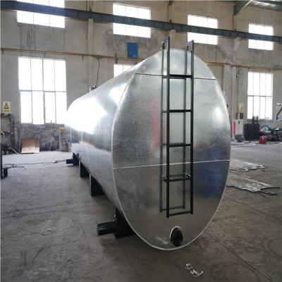 China Steel Plate Bitumen Heating Tank Blue Color 8mm Thickness For Asphalt Plant for sale