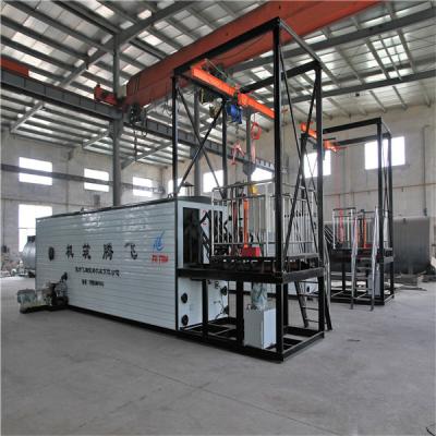China Rock Wool Insulation Thermal Oil Boiler Heating Asphalt Melting Equipment With Automatic Spring Door for sale