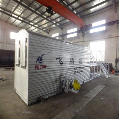 China Outside Oil Boiler Heating Asphalt Drum Plant , Custom Color Asphalt Plant Equipment for sale