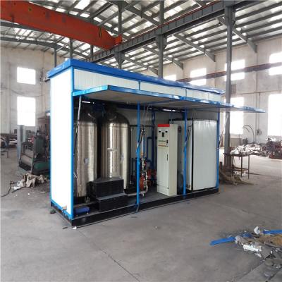 China Two Soap Tanks Emulsion Mixer Machine , Conduction Oil Heating Asphalt Batch Mix Plant for sale
