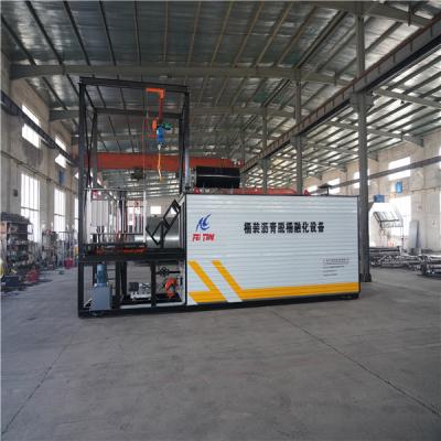 China Carbon Steel Bitumen Decanting Machine Flue Heating / Thermal Oil Heating for sale