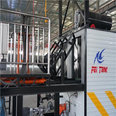 China Stable 17kw Bitumen Melter High Dumping Speed With Drum Hydraulic Push Arm for sale