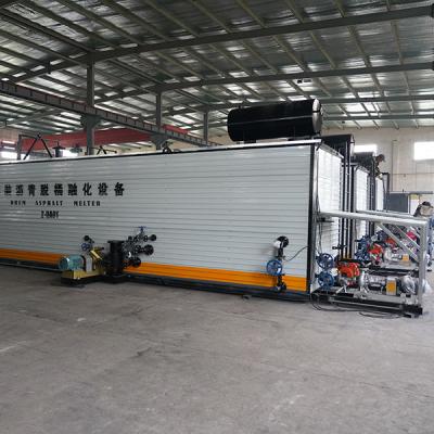 China Double Heating Container Loading Cart Structure 17 Kw Drum Melter for sale