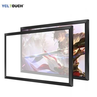 China 55 Inch Touch Screen Overlay , 8ms IR Touch Panel Overlays With 20 Points for sale