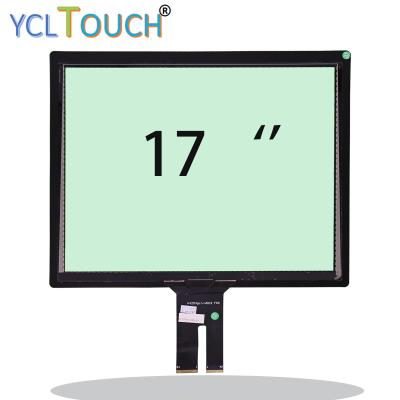 China 17 Inch CTP Projected Capacitive Touch Screen Overlay Kit Panel 5ms 16:9 Ratio for sale