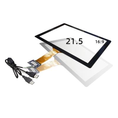 China 6H Projected Capacitive Touch Screen 21.5 inch 10 points EETI / ILITEK Controller for sale