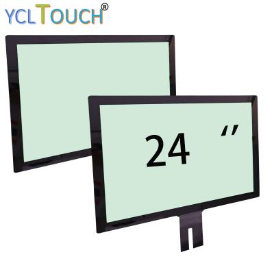 China 24 Inch Projected Capacitive Touch Screen Panel USB 10 Touch Points Control for sale