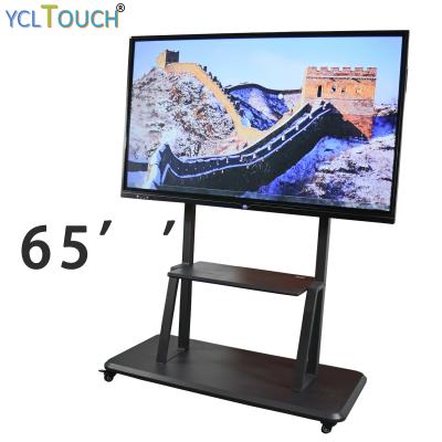 China 65 Inch No Projector Interactive Whiteboard / Multi Touch Screen Smart Board CCC for sale