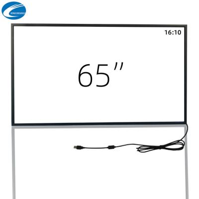 China Aluminum 65 Inch Touch Screen Overlay kit one Year Warranty for sale