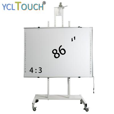 Chine Grand tableau blanc électronique interactif points infrarouges d'écran tactile de 86 pouces 20 à vendre