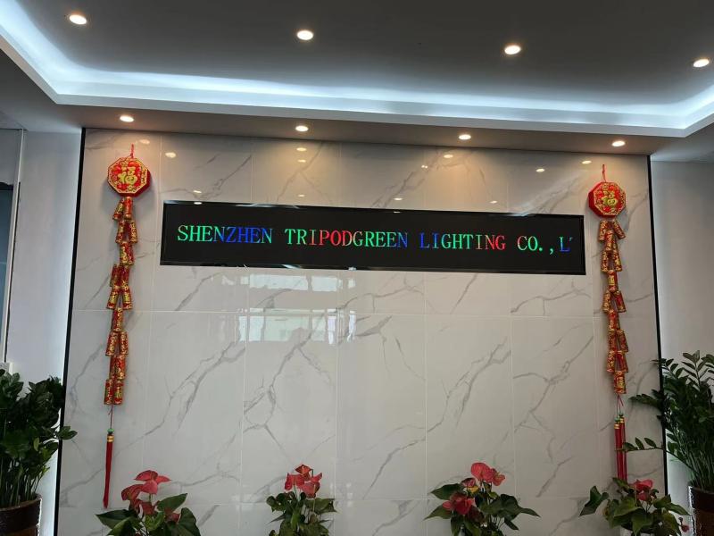 Verified China supplier - Shenzhen Tripodgreen Lighting Co., Ltd.