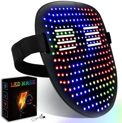China Gesture Control LED Face Mask With 50 Pattern Display Face Transforming for sale