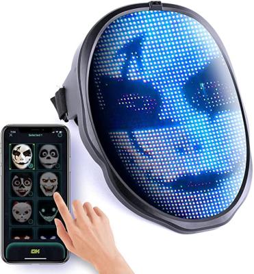 China App And Gesture Control Smart LED Face Mask Rechargeable for sale