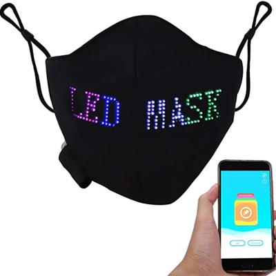 China Testes padrões programáveis da mensagem da máscara protetora DIY do diodo emissor de luz do App de Bluetooth à venda