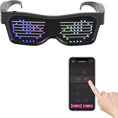 China APP Controlled Programmable LED Luminous Glasses DIY Unique for sale