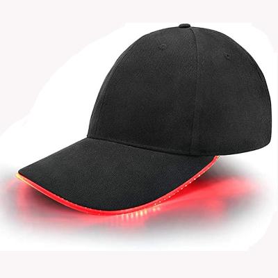 China LED Light Up Baseball Hats 3 Flashing Modes For Party Rave Christmas for sale