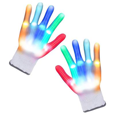 China Flashing LED Light Up Gloves For Boys Girls Birthadays Christmas Gift for sale