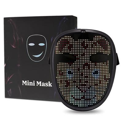 China Kids Programmable Smart LED Face Mask Editable Patterns Text By PC for sale