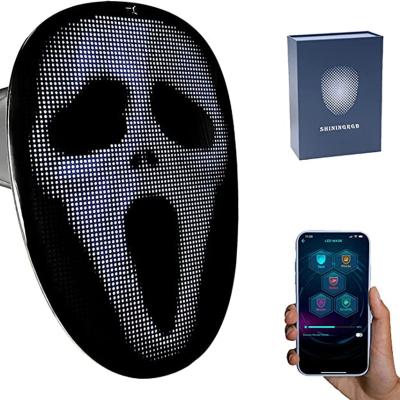 China 3600pcs Programmable Smart Led Face Mask For Halloween Party Cosplay for sale