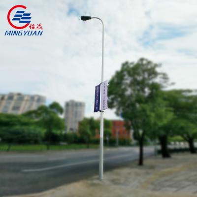 China Solar Hexagonal Steel Street Light Pole Q235b Galvanized Highway for sale