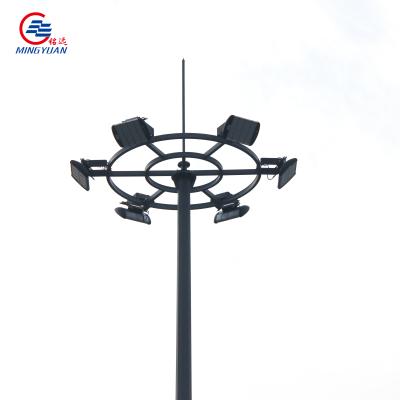 China A36 Conoid 30m High Mast Lighting Polygonal Steel Tubular Pole for sale