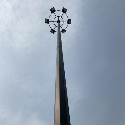 Chine Courrier plongé chaud léger galvanisé de lampe de Polonais 20ft de haut mât sur la rue Q235b à vendre