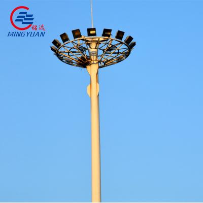 中国 運動場の高いマストの街灯柱のテニス コートQ235b LEDライト 販売のため