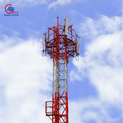 China Antenna Lattice Steel Tower Hot Dip , Q355b Lattice Radio Tower for sale