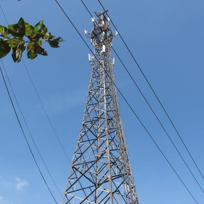 China 30m Galvanized Wifi Antenna Tower Q355b Iron Lattice Self Supporting for sale