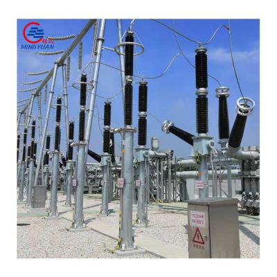 China Estructura del pórtico de la subestación de Q345b del hierro galvanizado del sistema eléctrico en venta