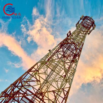 China Enreje la línea de transmisión autosuficiente inalámbrica de poder de la antena de microonda de la torre acero del ángulo en venta