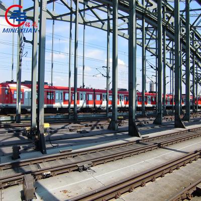 Chine Combinaison en acier de soutien de tour d'angle de structure de portique de gare ferroviaire de poutre de colonne et de tour de tube à vendre