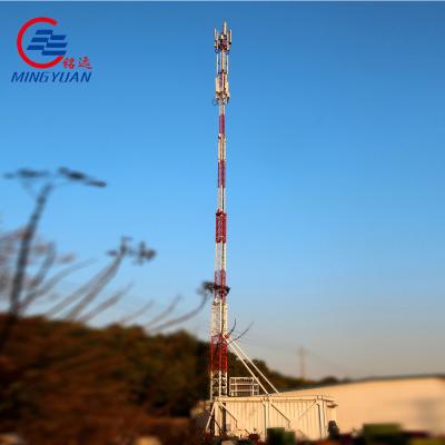 中国 40m 50m Lattice Pipe Antenna Wireless Wifi Tower Telecommunication Steel CDMA 販売のため