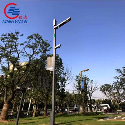 China Galvanized Steel Street Light Pole Outdoor High Mast Park Lamp LED Solar ANSI en venta