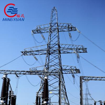 中国 500kv Electric Transmission Tower Lattice Structure 販売のため