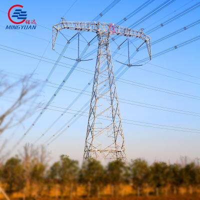 China Galvanized Steel 400kv Large Power Line Towers Q355B for sale