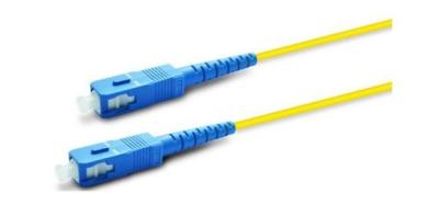 China Low Insertion Loss SC Fiber Optic Patch Cord SC To SC Fiber Patch Cord for sale