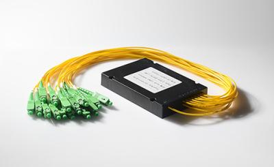 China divisor ótico do PLC da fibra ótica da caixa do ABS do divisor 1x16 com o conector do SC APC à venda