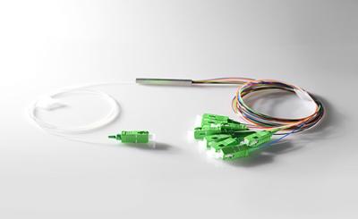 China divisor do PLC da fibra ótica de 1m Mini Type 1x8 com o conector do SC APC à venda