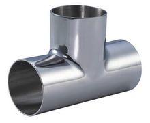China Polished SS304 304L 316L Stainless Steel Sanitary Fitting 3A ISO Tee for sale
