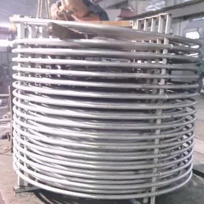 China Stainless Steel Coil Tubing Heat Exchanger Double Tube ASME B16.9 for sale