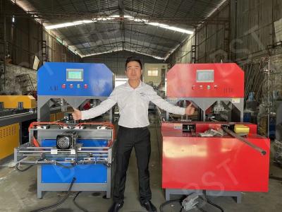 China 6m Galvanized Steel Hydraulic Tube Punching Machine 40-60 Times Per Min for sale