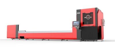 China 6m Metal Tube Fiber Laser Cutter Round Rectangle CNC Square Tube Cutter for sale